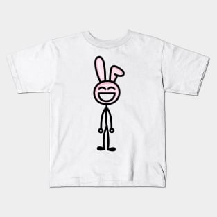 Bunny guy Kids T-Shirt